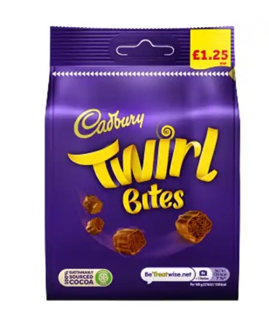 Cadbury 110g 95g Twirl Bites (1x95g)