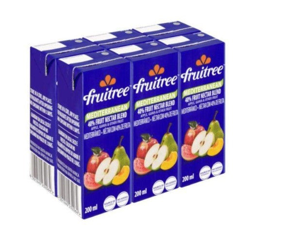 FRUITREE 200ML MEDITERRANEAN (6X200ML)