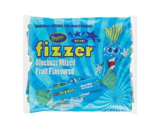 Fizzers Mini 100’s Bluebuzz Mixed Fruit (1 x 100’s)