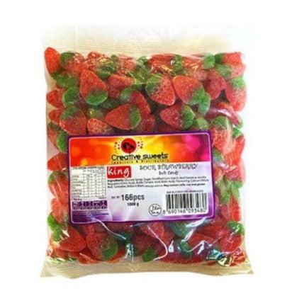 KING JELLY 1KG SOUR STRAWBERRY (1X1KG)