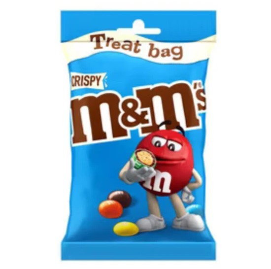 M&M’s Crispy Chocolate Treat Bag – 77 g