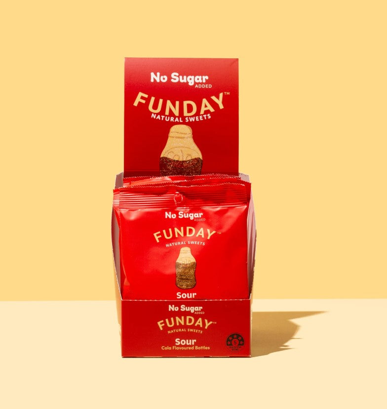 FUNDAY Sour Cola Flavoured Gummy Bottles 50g