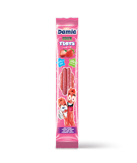 Tayas Damla Sourtube Strawberry (30g) Box of 24