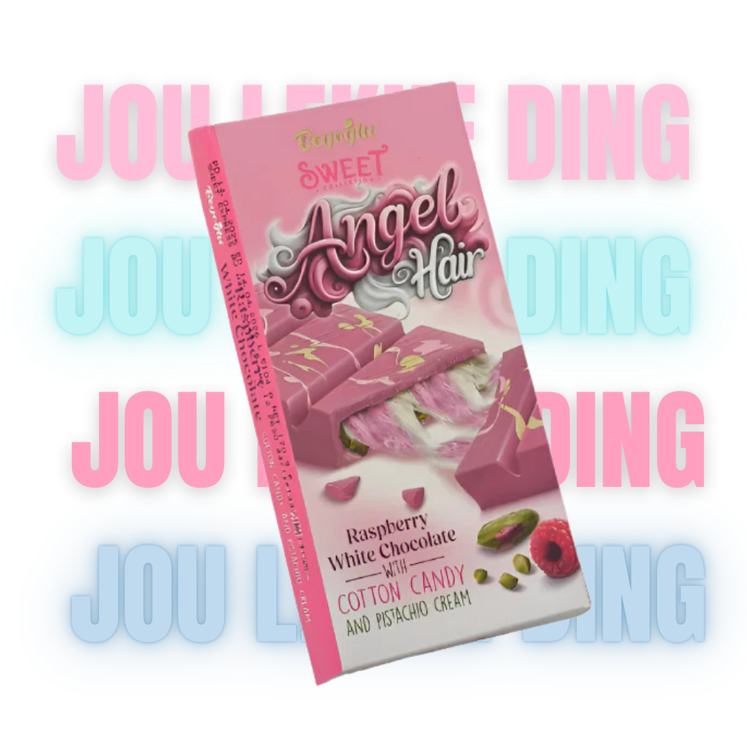 Bey Angel Raspberry Chocolate with Cotton Candy and Pistachio 170g