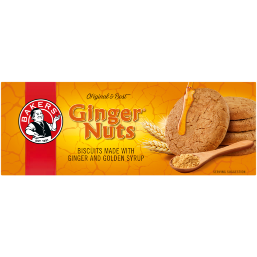 Bakers 200g/190g Ginger Nuts