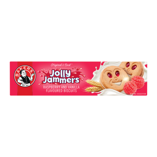 Bakers Jolly Jammers 200g Raspberry