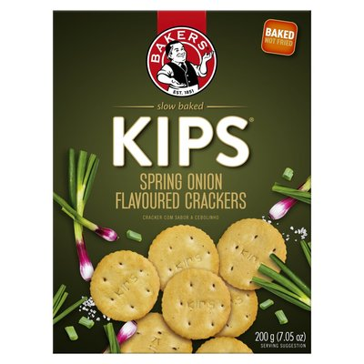 Bakers Kips Spring Onion 200g