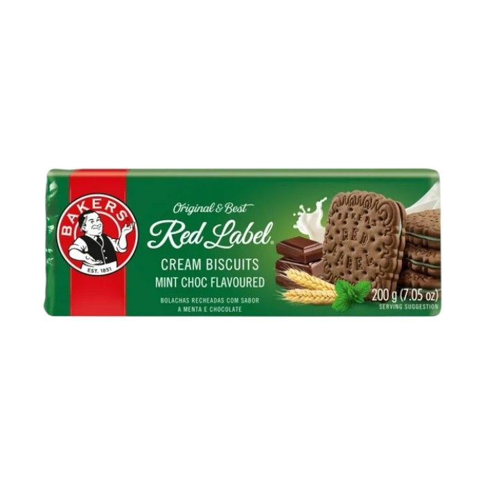 Bakers Red Label 200g Mint Cream (1x200g)