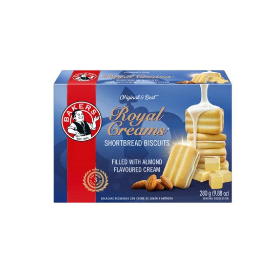 Bakers Royal Creams 280g Almond (1x280g)