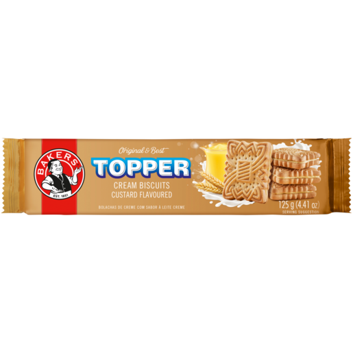 Bakers Toppers 125g Custard (1x125g)