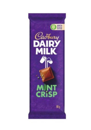 CADBURY DAIRY MILK 80G MINT CRISP (1X80G)