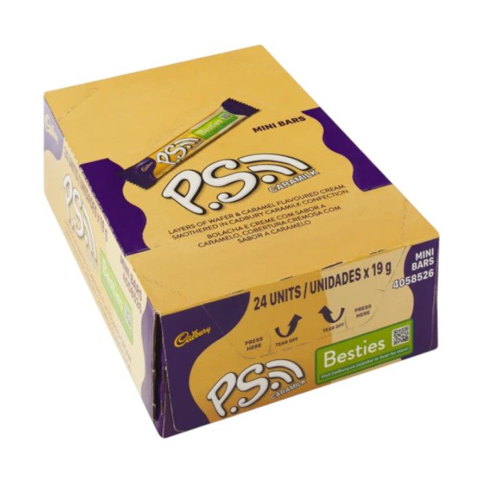 CADBURY P.S 19G SINGLE BAR (24X19G)