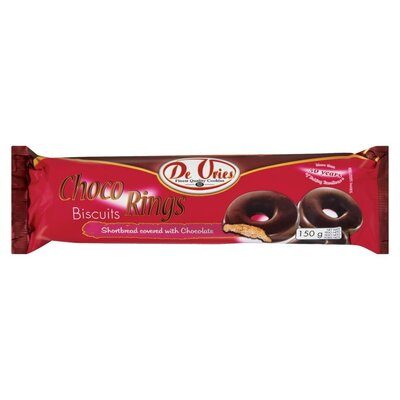 De Vries 150g Choco Rings (1 x 150g)