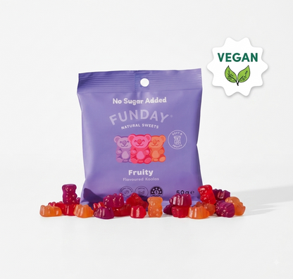 FUNDAY Fruity Flavoured Vegan Gummy Koalas 50g