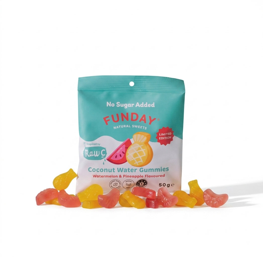 FUNDAY x Raw C Coconut Water Flavour Gummy 50g