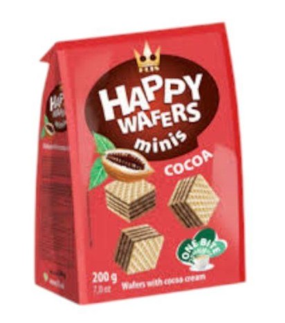 Happy Wafer 200g Cocoa Bag