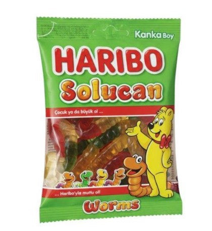 Haribo 80g Worms (1X80G)