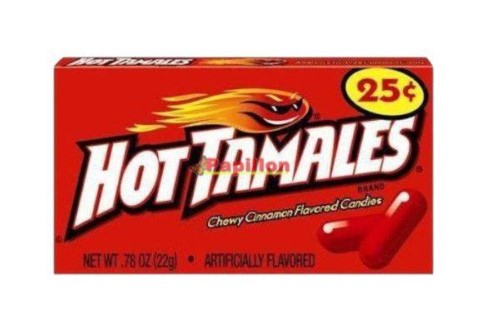 Hot Tamales 22g Fierce Cinnamon Box (1x22g)