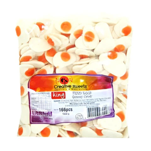 Fried Egg Gummy Candy 166pcs 1kg