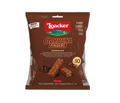 Loacker Gardena Fingers 125g Chocolate (1x125g)