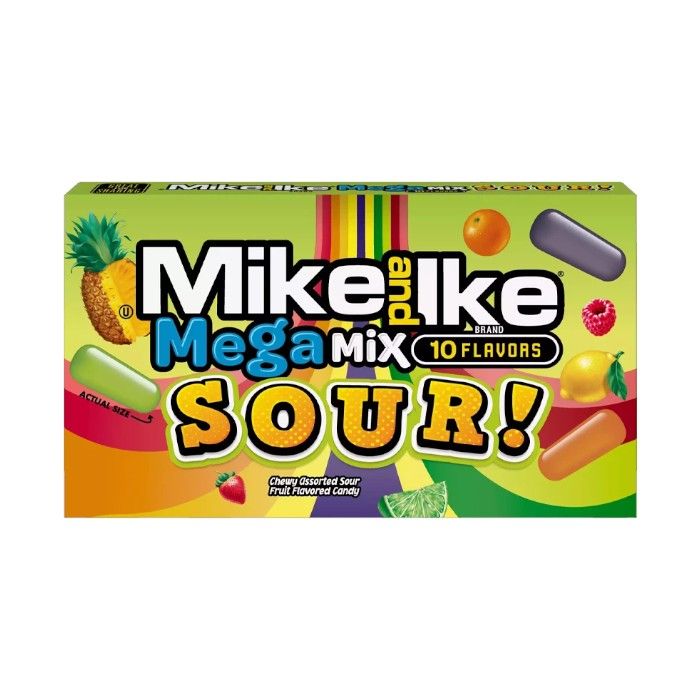 Mike & Ike 141g Mega Mix Sour Tropical & Berry
