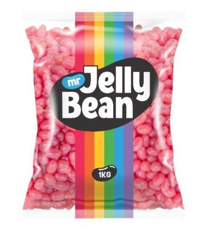 Mr Jelly Bean 1kg Pink Peach (1 x 1kg)