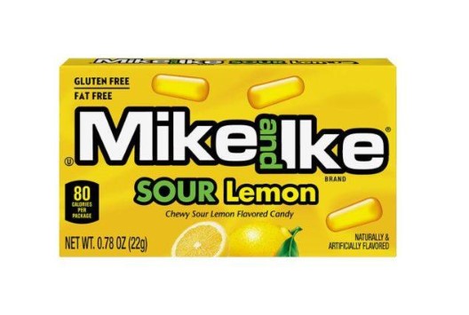 Mike& Ike Box 22g Sour Lemon (1x22g)