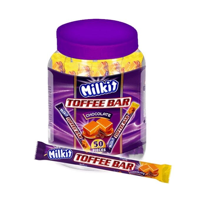 Milkit Toffee Bar 50’s Chocolate Tub (1 x 50’s)