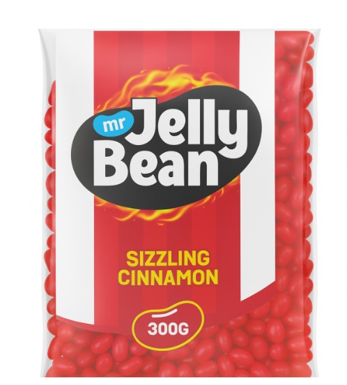 Mr Jelly Bean 300g Sizzling Cinnamon (1X300G)