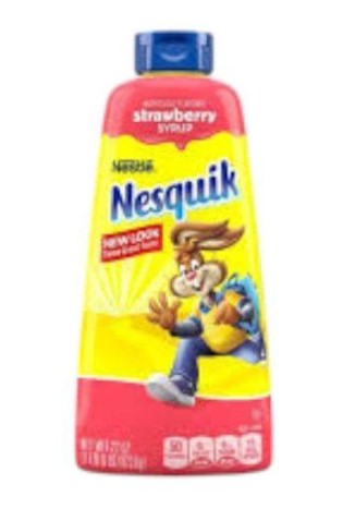 Nesquick Syrup 623.6g Strawberry (1x623.6g)