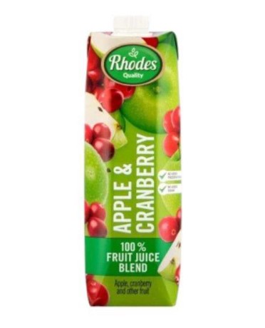 RHODES 1LT APPLE & CRANBERRY (1X1LT)