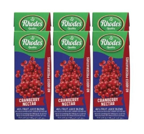 RHODES NECTAR 200ML CRANBERRY (6X200ML)