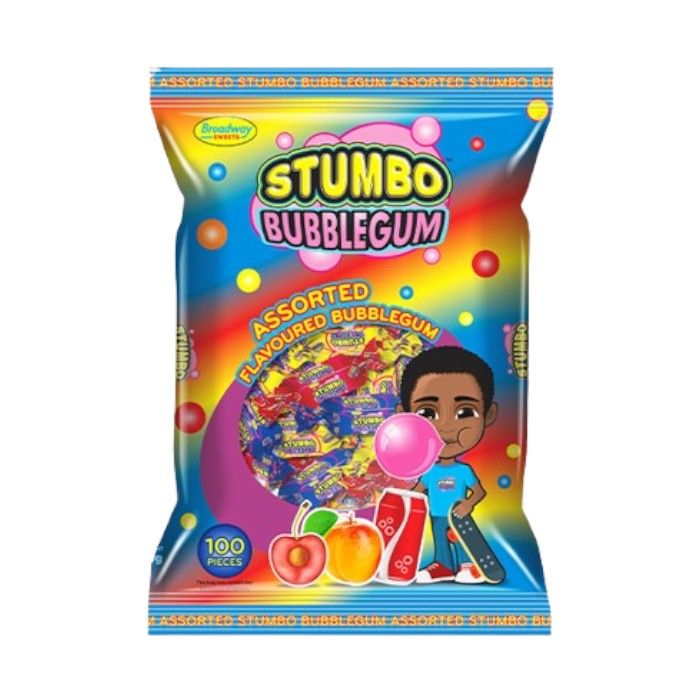 STUMBO 100'S BUBBLEGUM ASSORTED