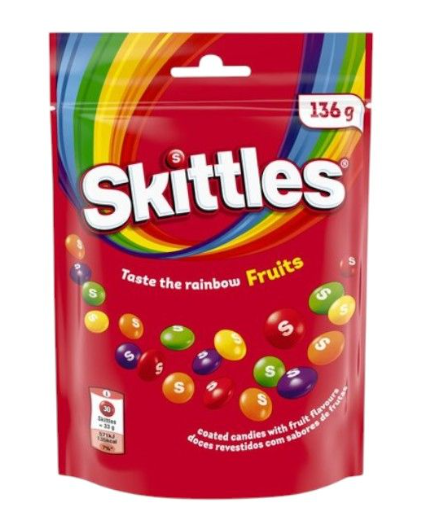Skittles 136g Fruits (1X136G)