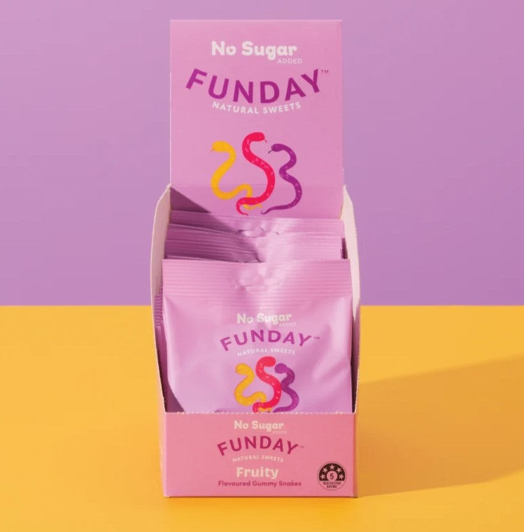 FUNDAY Fruity Flavoured Gummy Snakes 50g