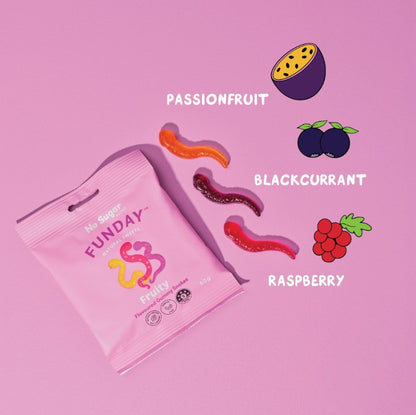 FUNDAY Fruity Flavoured Gummy Snakes 50g