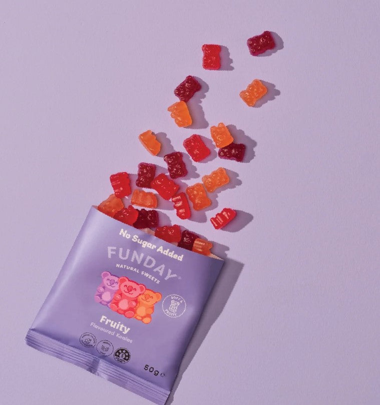 FUNDAY Fruity Flavoured Vegan Gummy Koalas 50g