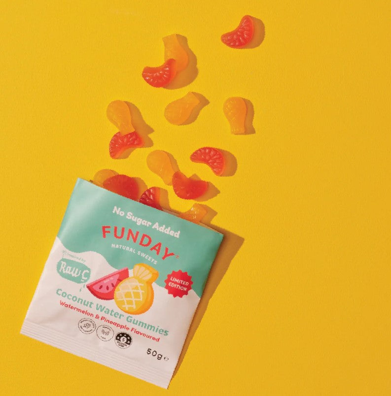 FUNDAY x Raw C Coconut Water Flavour Gummy 50g