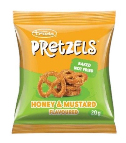 Truda Pretzels Honey & Mustard (50 × 20 g)