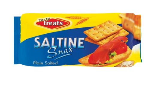 Tasty Treats Saltine Plain Salted (1 x 100g)