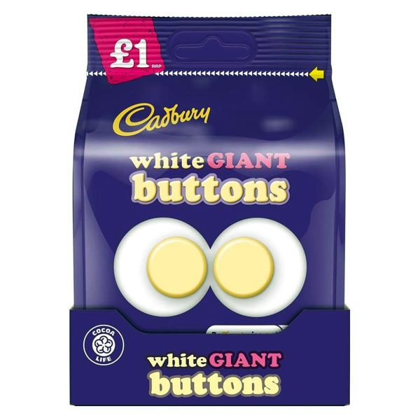 Cadbury White Giant Buttons 95g