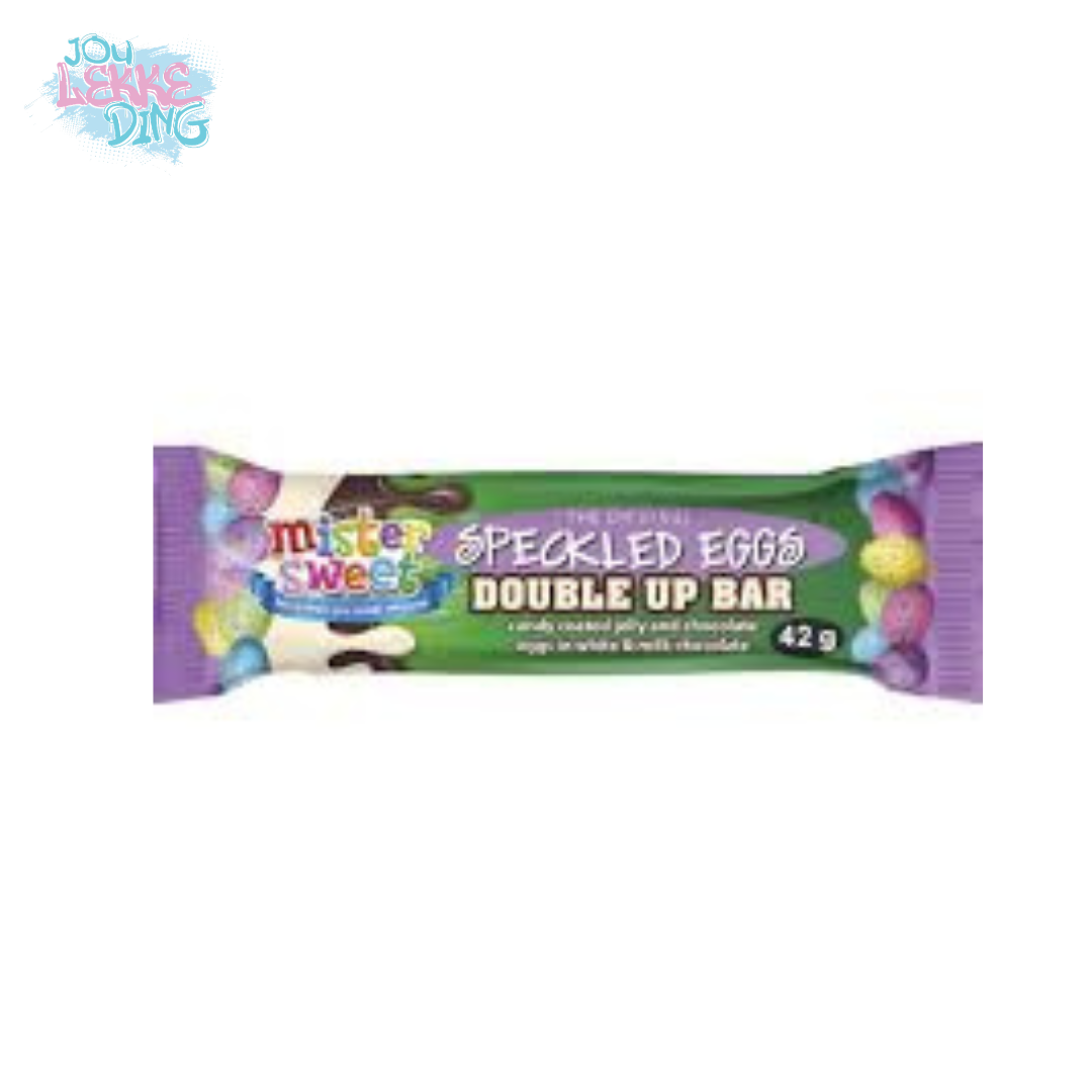Mister Sweet Speckled Eggs Double Up Bar – 42gx24