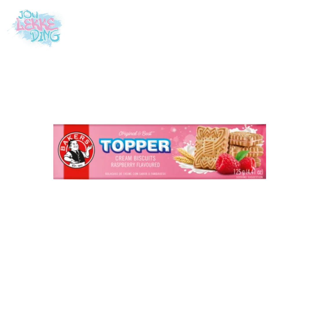 Bakers Toppers 125g Rasberry (1x1's)